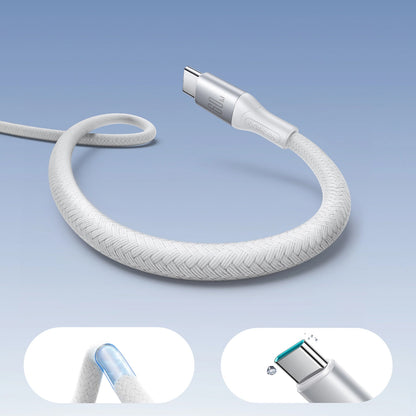 Data- og opladningskabel USB-C - USB-C Joyroom S-A28 Flash, 60W, 1m, Hvid