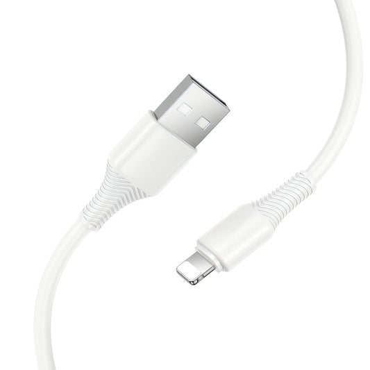 Data- og opladningskabel USB-A - Lightning HOCO X120, 18W, 1m, Hvid