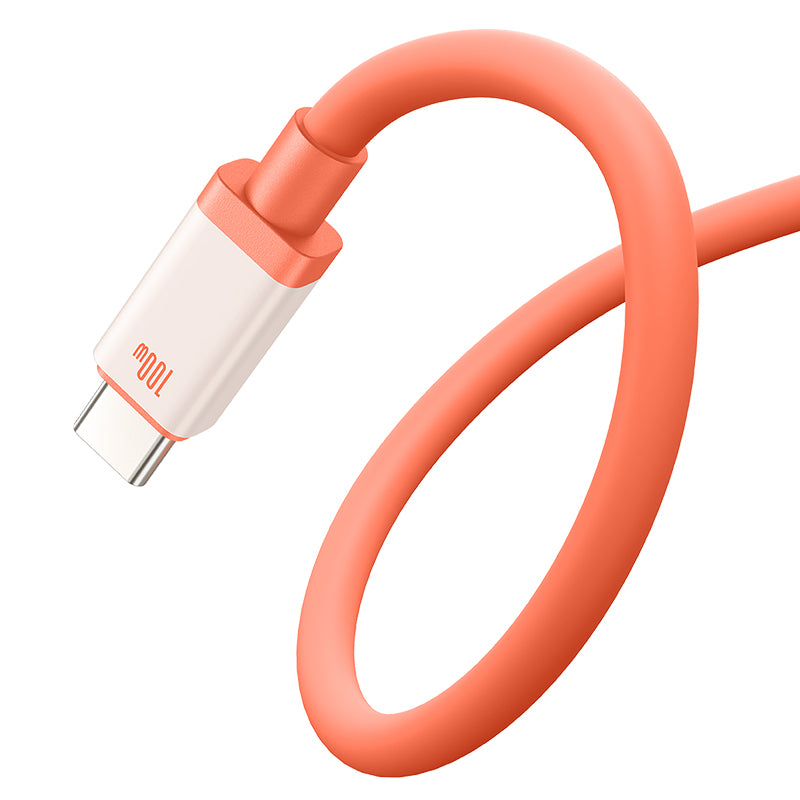 Data- og opladningskabel USB-A - USB-C Baseus Zero Degree Series, 100W, 2m, Rød