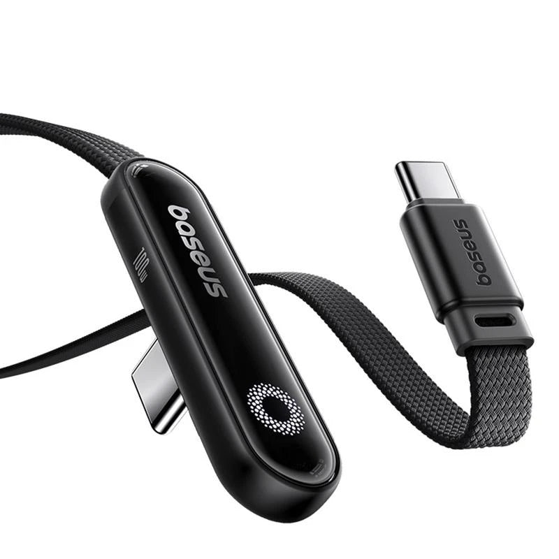 Data- og opladningskabel USB-C - USB-C Baseus MVP 3, 100W, 1m, Sort P10382500121-00