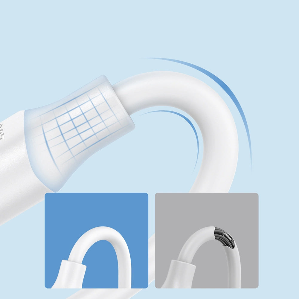 USB-C Data- og Opladningskabel - USB-C Joyroom S-A9, 60W, 1m, Hvid
