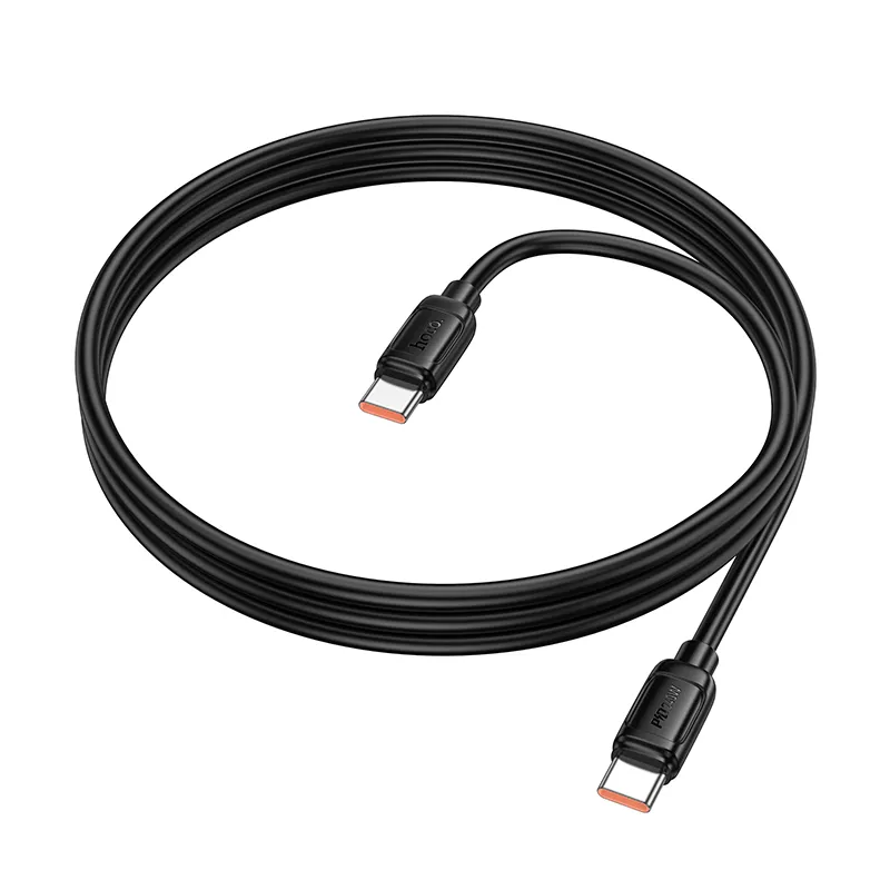 USB-C Data- og Opladningskabel - USB-C HOCO X115, 240W, 1m, Sort