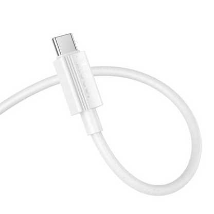Data- og opladningskabel USB-A - USB-C HOCO X107, 18W, 1m, Hvid