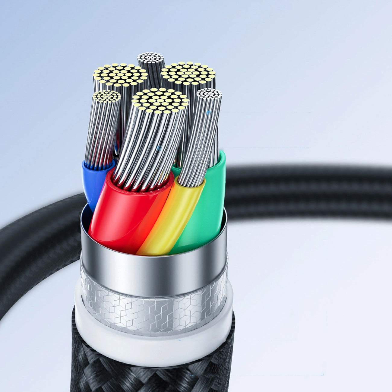 USB-C Data and Charging Cable - USB-C Joyroom S-A11, 60W, 0.25m, Black