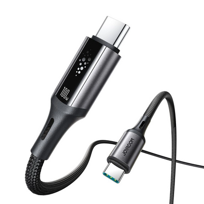 USB-C Data and Charging Cable - USB-C Joyroom S-A60 StarTalk, 100W, 1.2m, Black