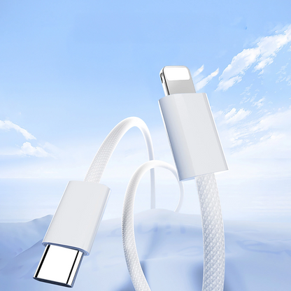 Data- og opladningskabel USB-C - Lightning Joyroom S-A45, 30W, 1m, Hvid