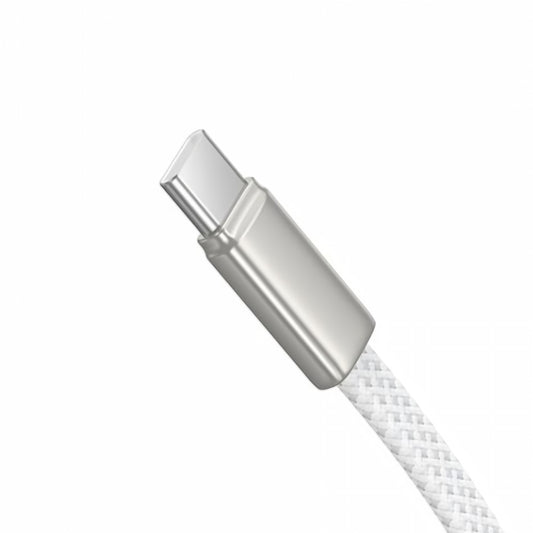 USB-C data- og opladningskabel - USB-C HOCO X125, 60W, 1m, Hvid