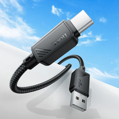 USB-A til USB-C data- og opladningskabel HOCO X113, 18W, 1m, sort