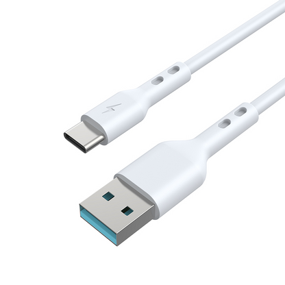 USB-A til USB-C data- og opladningskabel BWOO BO-X172C-2M, 15W, 2m, hvid