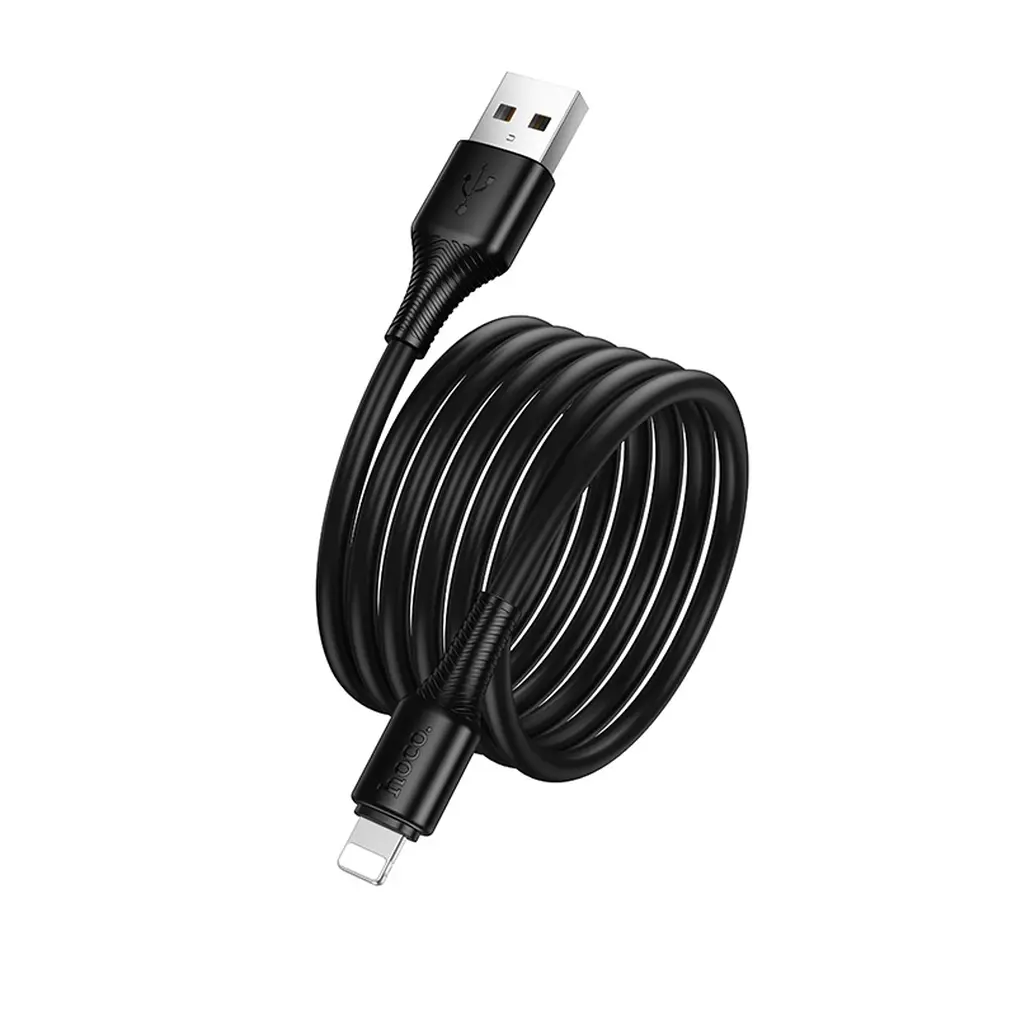 USB-A til Lightning data- og opladningskabel HOCO X120, 18W, 1m, sort