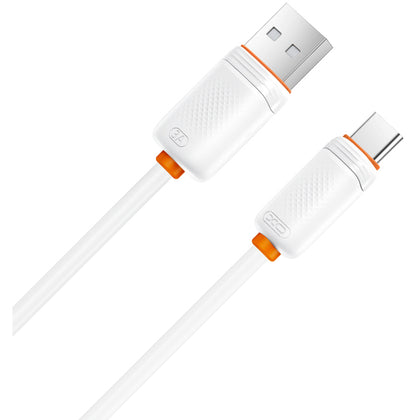 USB-A til USB-C data- og opladningskabel XO Design NB302, 18W, 1m, hvid