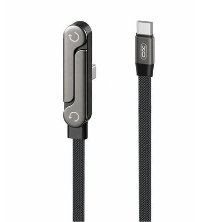 USB-C Data- og Opladningskabel - USB-C XO Design NB-Q311, 240W, 1,5m, Sort