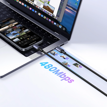 USB-C Data- og Opladningskabel - USB-C UGREEN, 100W, 3m, Sort