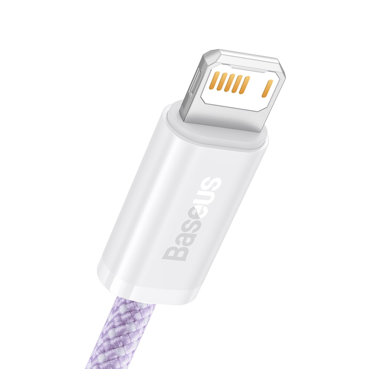 USB-A til Lightning data- og opladningskabel Baseus Dynamic Series, 18W, 2m, Lilla CALD000505