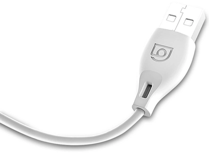 USB-A til microUSB data- og opladningskabel Dudao L4M, 18W, 1m, hvid