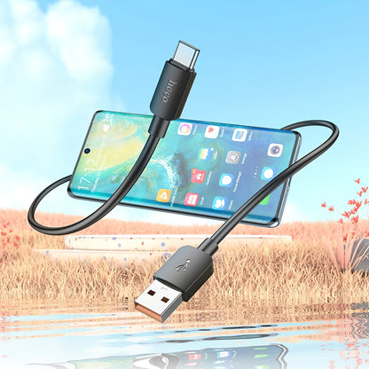 Data and Charging Cable USB-A - USB-C HOCO X96, 100W, 1m, Black 