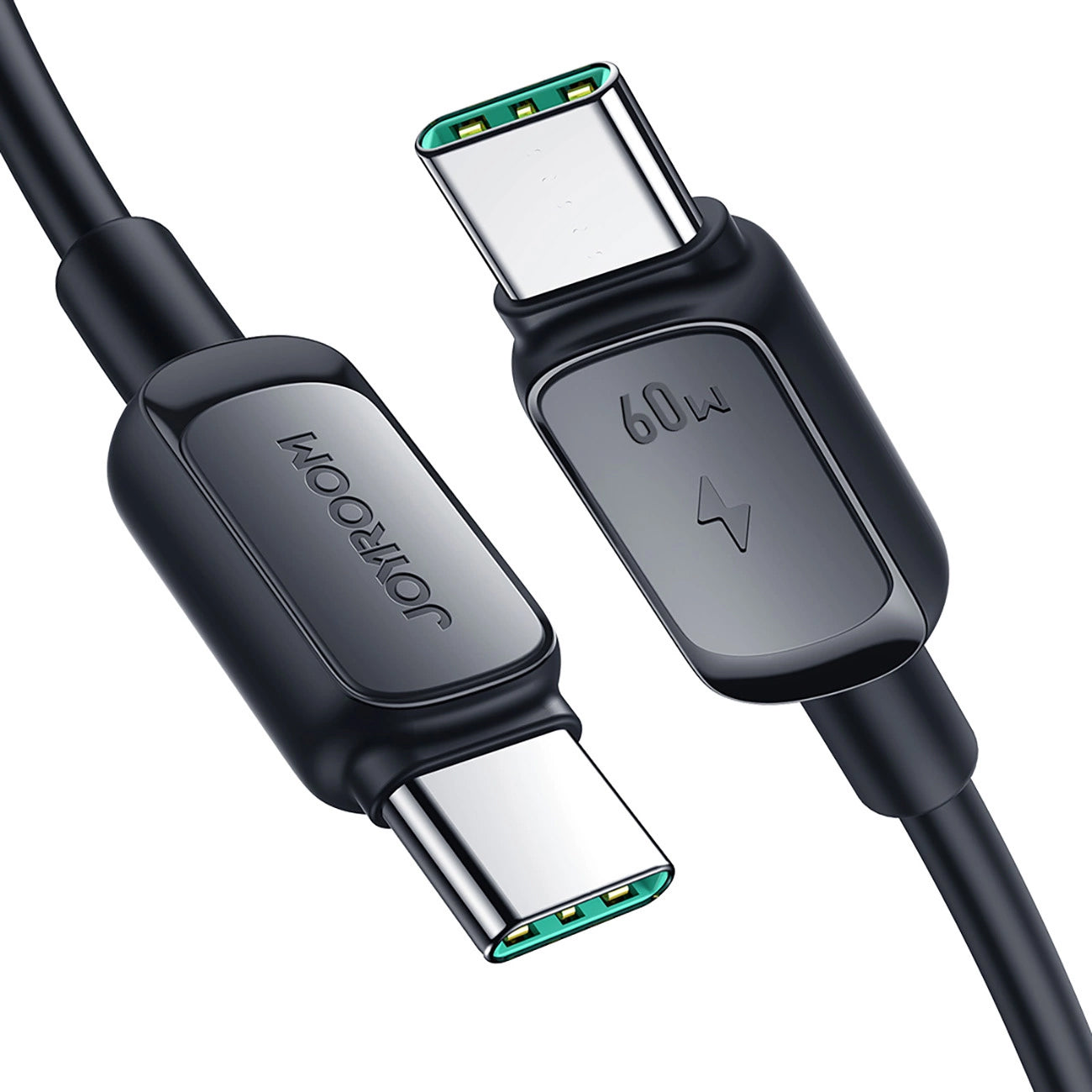 USB-C Data- og Opladningskabel - USB-C Joyroom A14, 60W, 1.2m, Sort