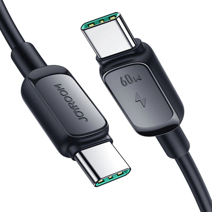 USB-C Data- og Opladningskabel - USB-C Joyroom A14, 60W, 1.2m, Sort