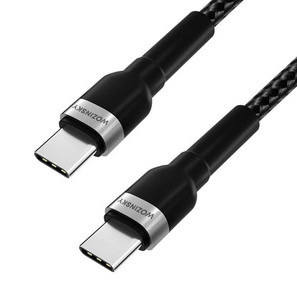 USB-C Data- og Opladningskabel - USB-C WZK WNBCC2, 65W, 2m, Sort