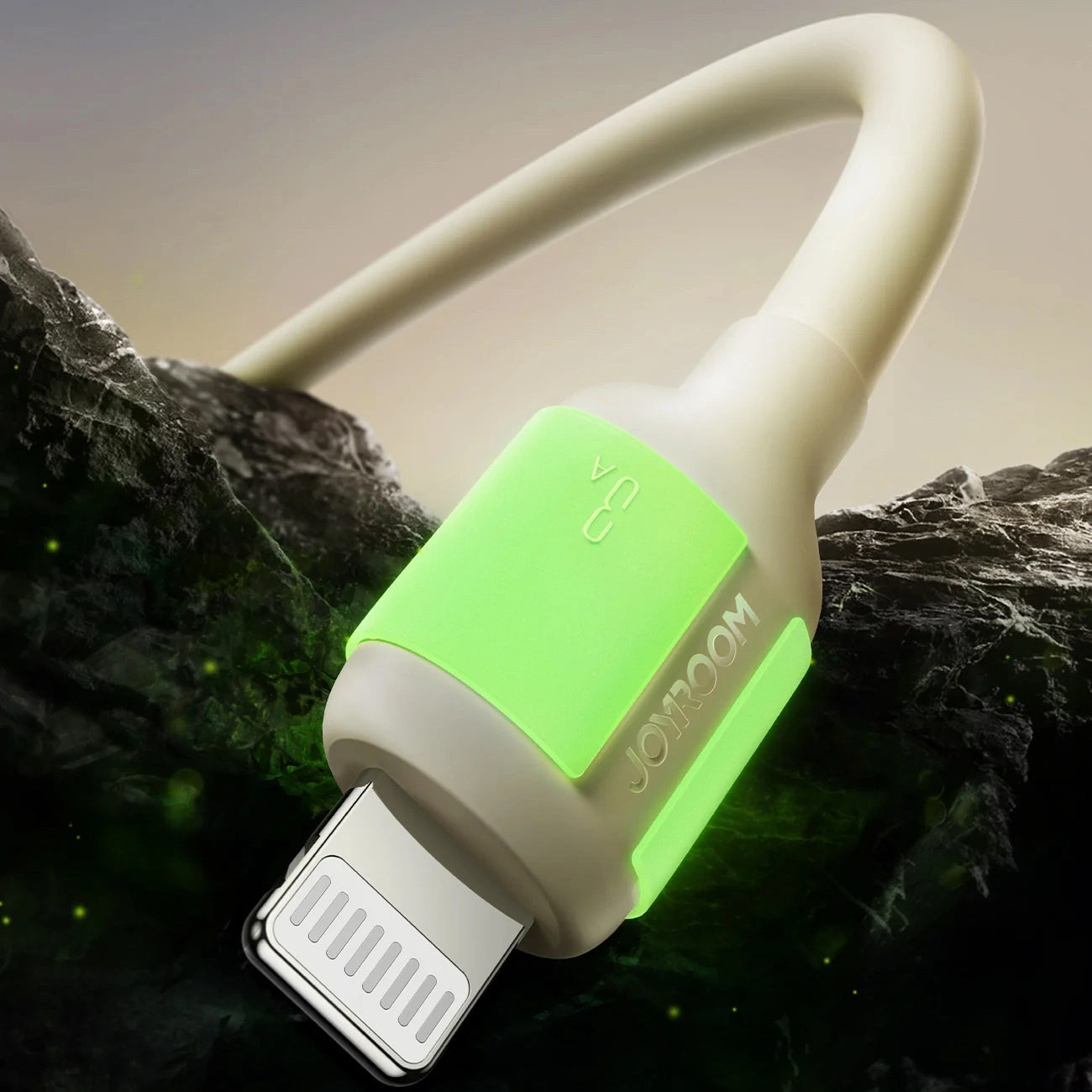 Data- og opladningskabel USB-A - Lightning Joyroom S-A53, 18W, 1,2 m, Beige
