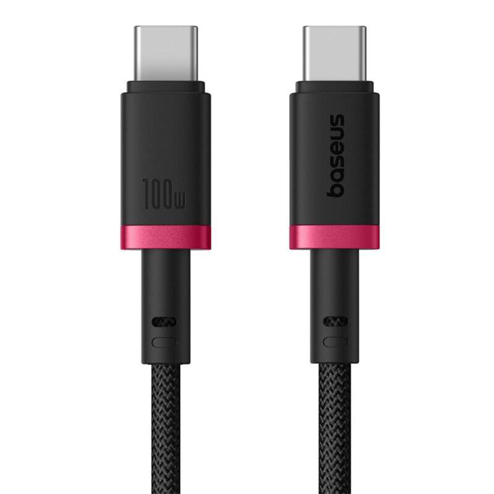 USB-C Data- og Opladningskabel - USB-C Baseus Dura Series, 100W, 2m, Rød P10377803U01-02