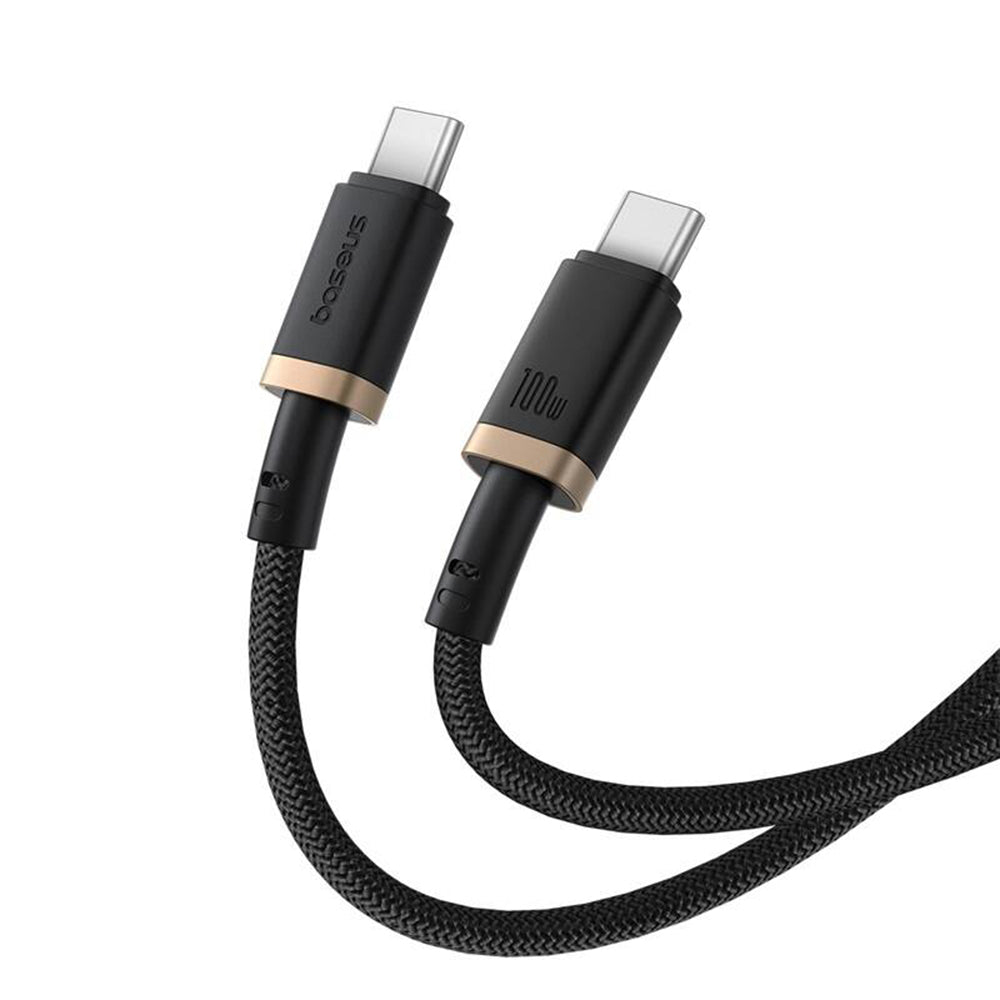 USB-C Data og Opladningskabel - USB-C Baseus Dura Series, 100W, 1m, Guld P10377803U01-00