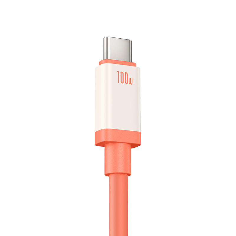Data- og opladningskabel USB-A - USB-C Baseus Zero Degree Series, 100W, 2m, Rød