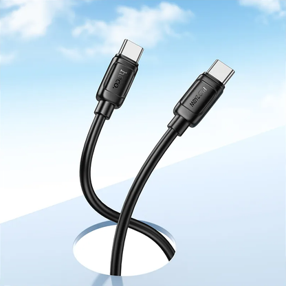 USB-C Data- og Opladningskabel - USB-C HOCO X115, 240W, 1m, Sort
