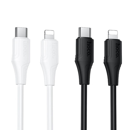 Data- og opladningskabel USB-C - Lightning HOCO X124, 27W, 1m, Sort
