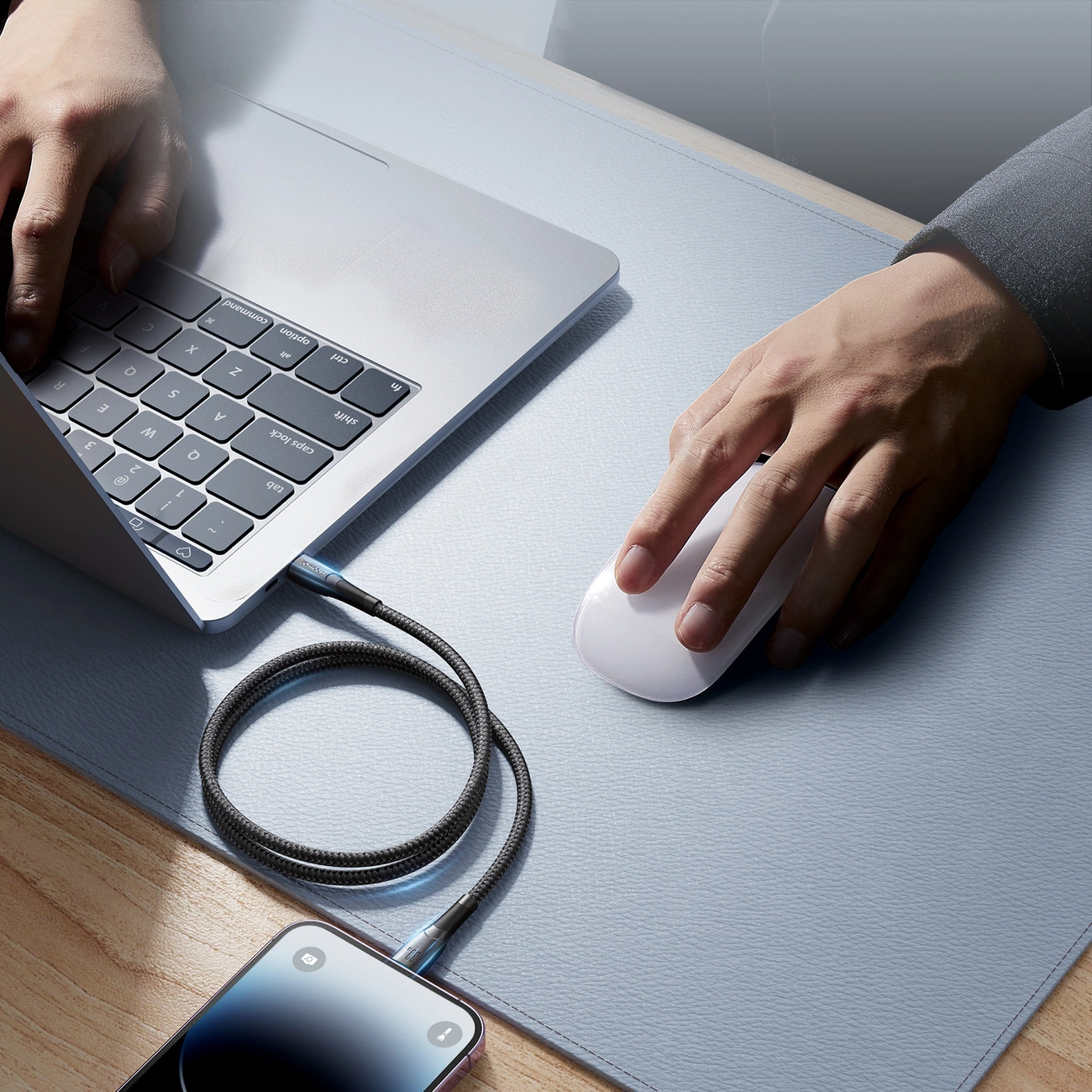 USB-C to Lightning Data and Charging Cable Joyroom S-A32, 30W, 1m, Black