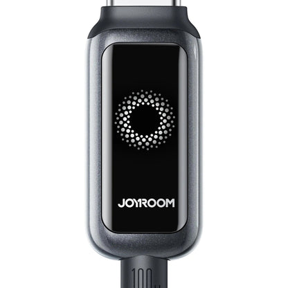 USB-C data- og opladningskabel - USB-C Joyroom S-A55 StarFlight Display, 100W, 1.2m, Sort
