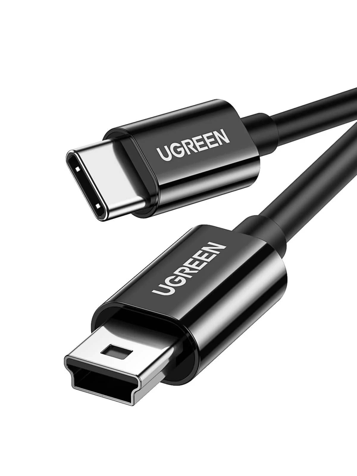 USB-C to miniUSB Data and Charging Cable UGREEN US242, 18W, 1m, Black