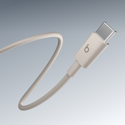 USB-C - USB-C Beats data- og opladningskabel, 1,5 m, Beige MDGD4ZM/A