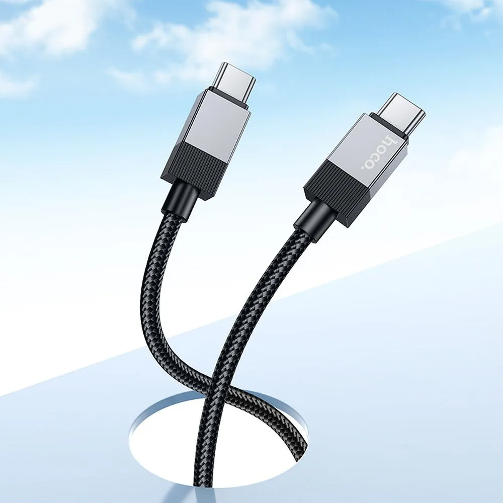 USB-C Data- og Opladningskabel - USB-C HOCO X110, 60W, 1m, Sort
