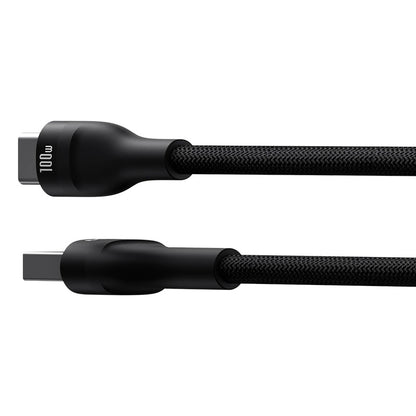 USB-A til USB-C data- og opladningskabel Baseus Flash Series II, 100W, 2m, Sort P10311804111-01