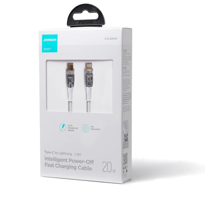 USB-C til Lightning data- og opladningskabel Joyroom S-CL020A3, 20W, 1,2m, hvid