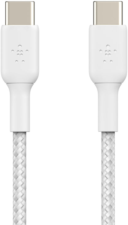 USB-C Data- og Opladningskabel - USB-C Belkin BoostCharge Pro, 60W, 2m, Hvid CAB004bt2MWH