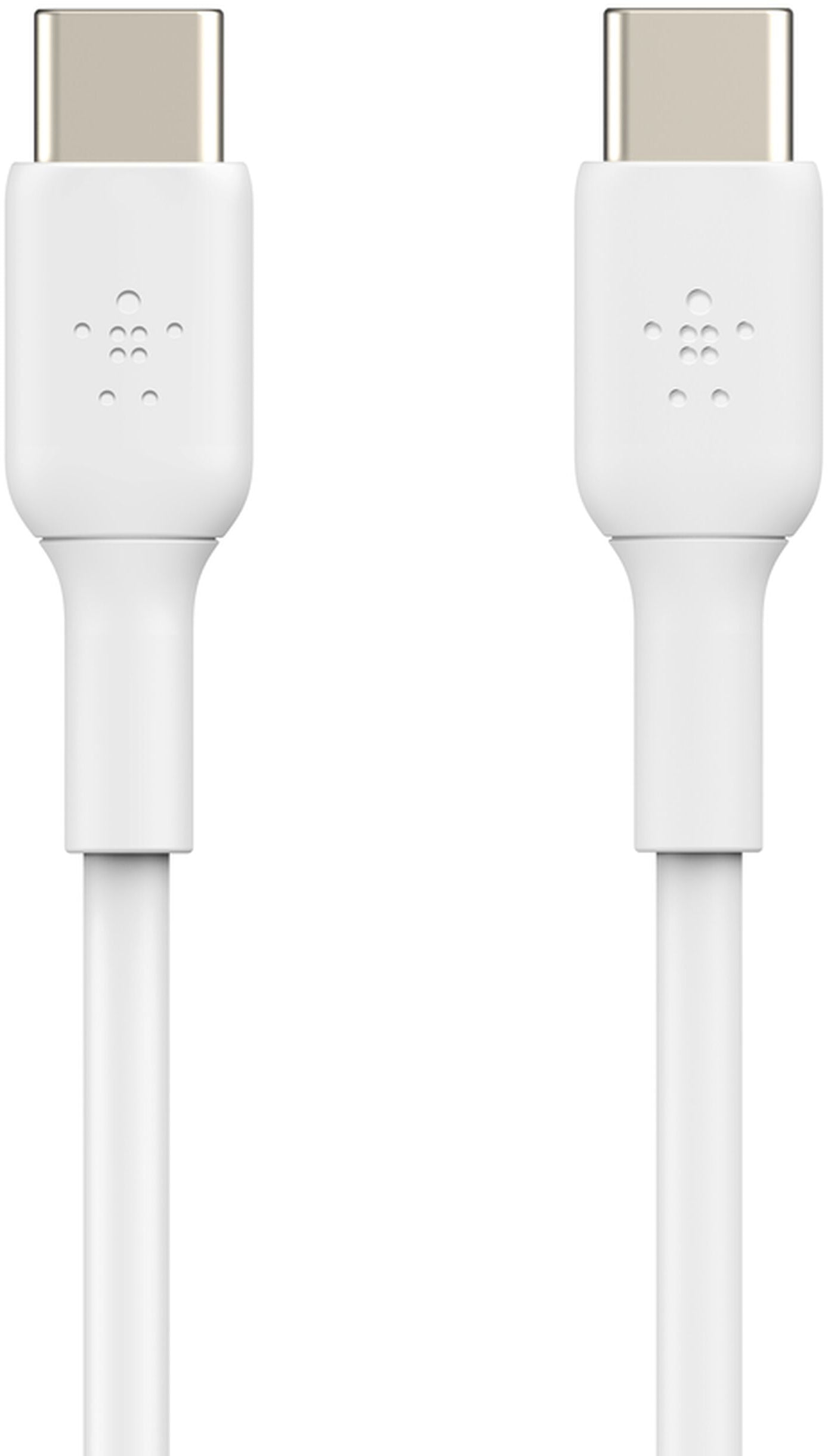 USB-C Data- og Opladningskabel - USB-C Belkin BoostCharge, 60W, 2m, Hvid CAB003bt2MWH