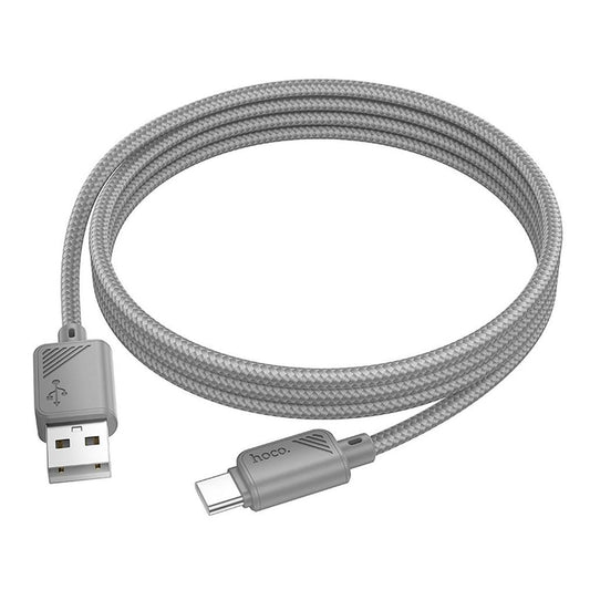 USB-A til USB-C data- og opladningskabel HOCO X113, 18W, 1m, grå
