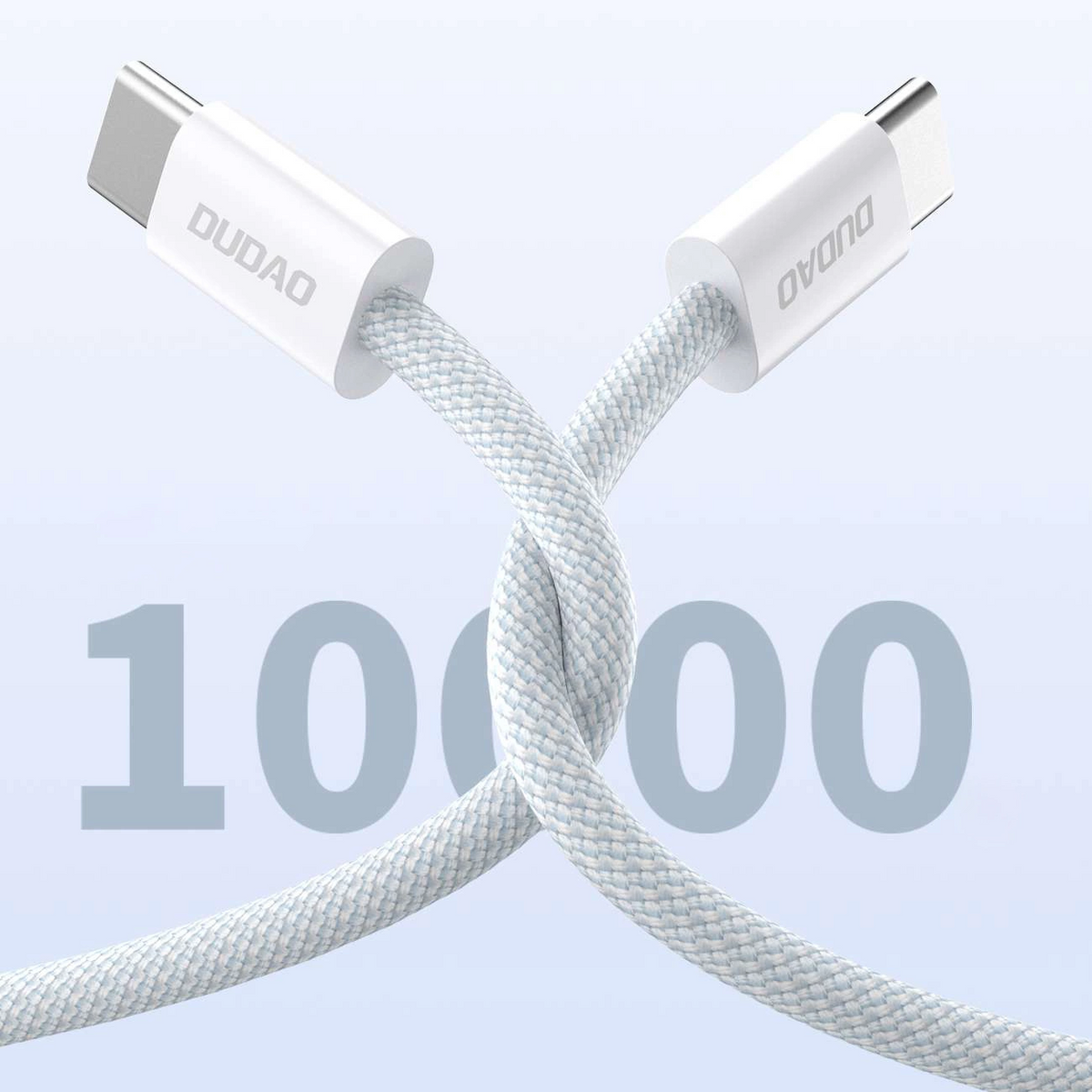 USB-C Data- og Opladningskabel - USB-C Dudao L6C, 30W, 2m, Blå