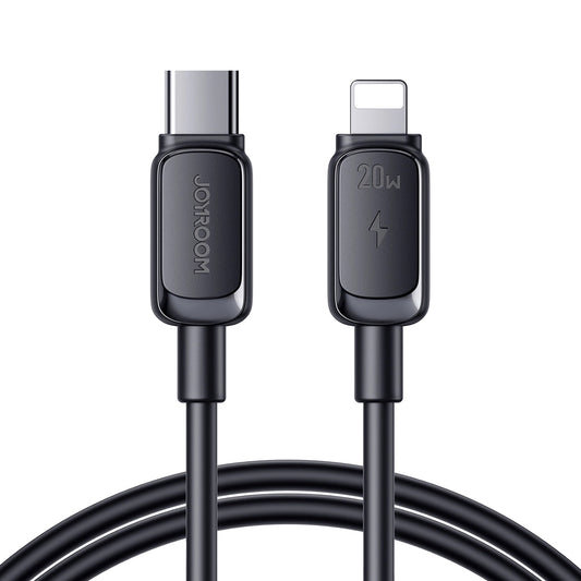 Data- og opladningskabel USB-C - Lightning Joyroom A14, 20W, 1.2m, Sort
