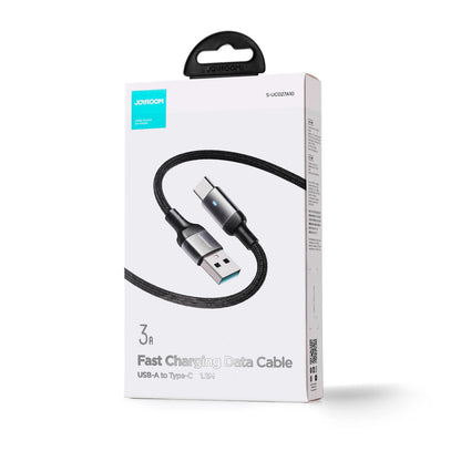 Data- og opladningskabel USB-A - USB-C Joyroom A10, 18W, 1,2m, Sort