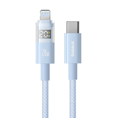 Data- og opladningskabel USB-C - USB-C Baseus Display 2, 100W, 2m, Blå P10382702311-01
