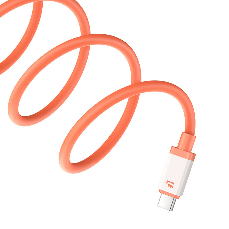 Data- og opladningskabel USB-A - USB-C Baseus Zero Degree Series, 100W, 2m, Rød