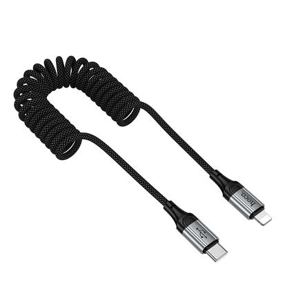USB-C - Lightning Data- og Opladningskabel HOCO X121, 27W, 1.5m, Sort