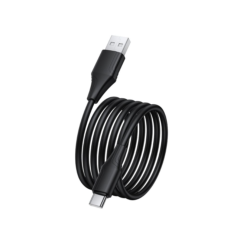Data- og opladningskabel USB-A - USB-C HOCO X124, 18W, 1m, Sort