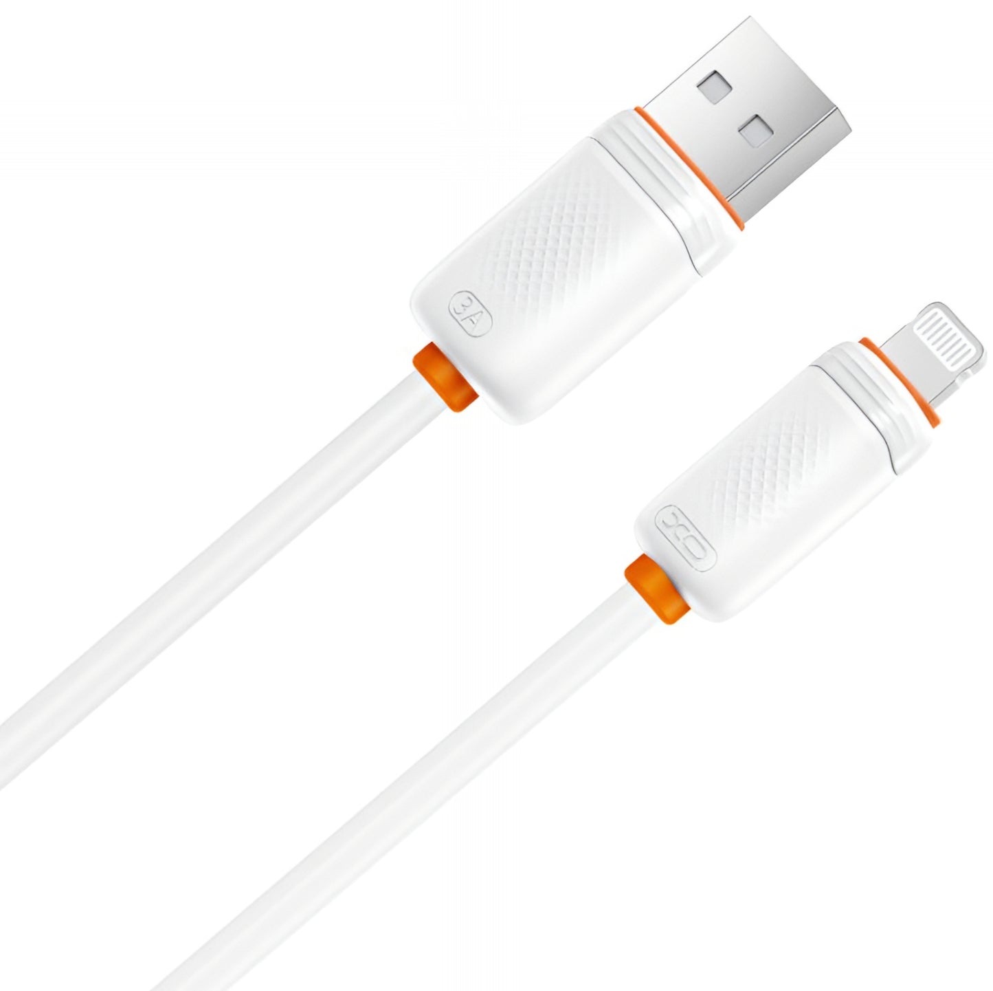 Data- og opladningskabel USB-A - Lightning XO Design NB302, 18W, 1m, Hvid