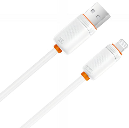 Data- og opladningskabel USB-A - Lightning XO Design NB302, 18W, 1m, Hvid