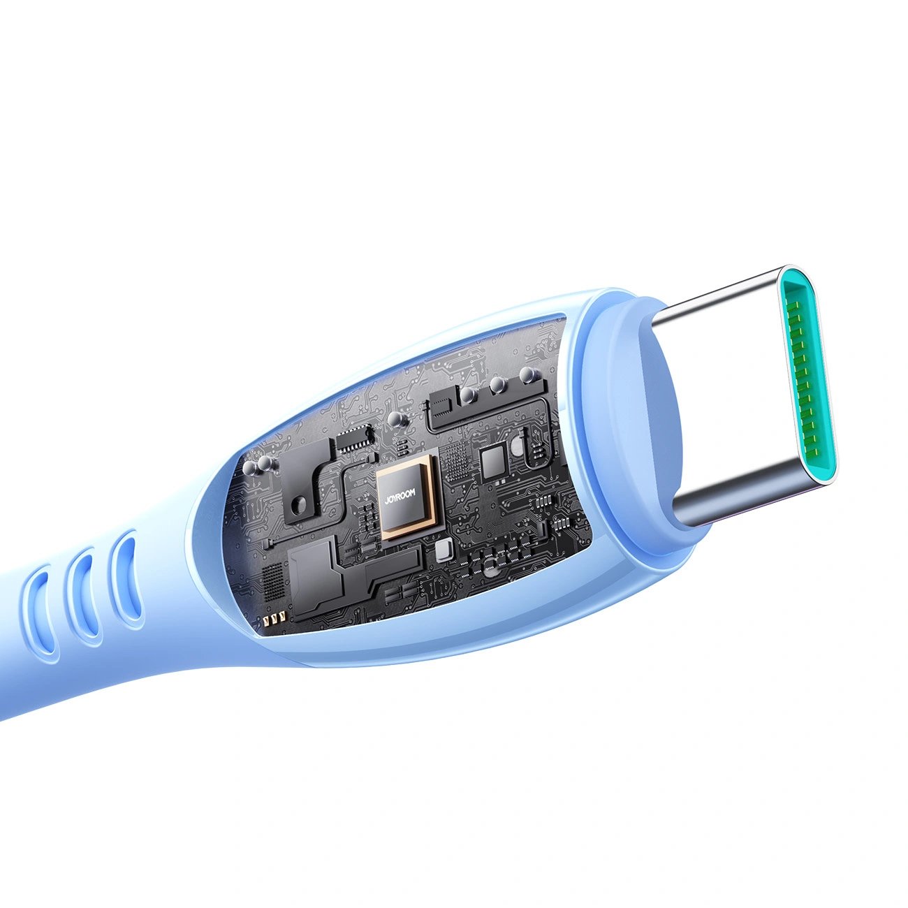 Data- og opladningskabel USB-C - USB-C Joyroom S-A59 Vibrant, 60W, 1.2m, Blå