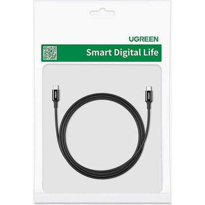 USB-C Data- og Opladningskabel - USB-C UGREEN US300, 100W, 2m, Sort